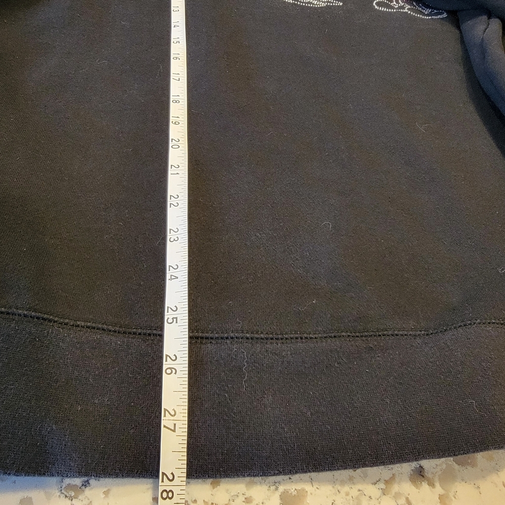 DISNEY‎ Mickey & Minnie Mouse Rhinestone Hearts Sweatshirt XXL - Picture 7 of 10